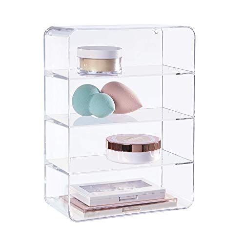 STORi Clear Plastic Vanity, Makeup, and Craft Organizer | 4-Compartments | Amazon (US)