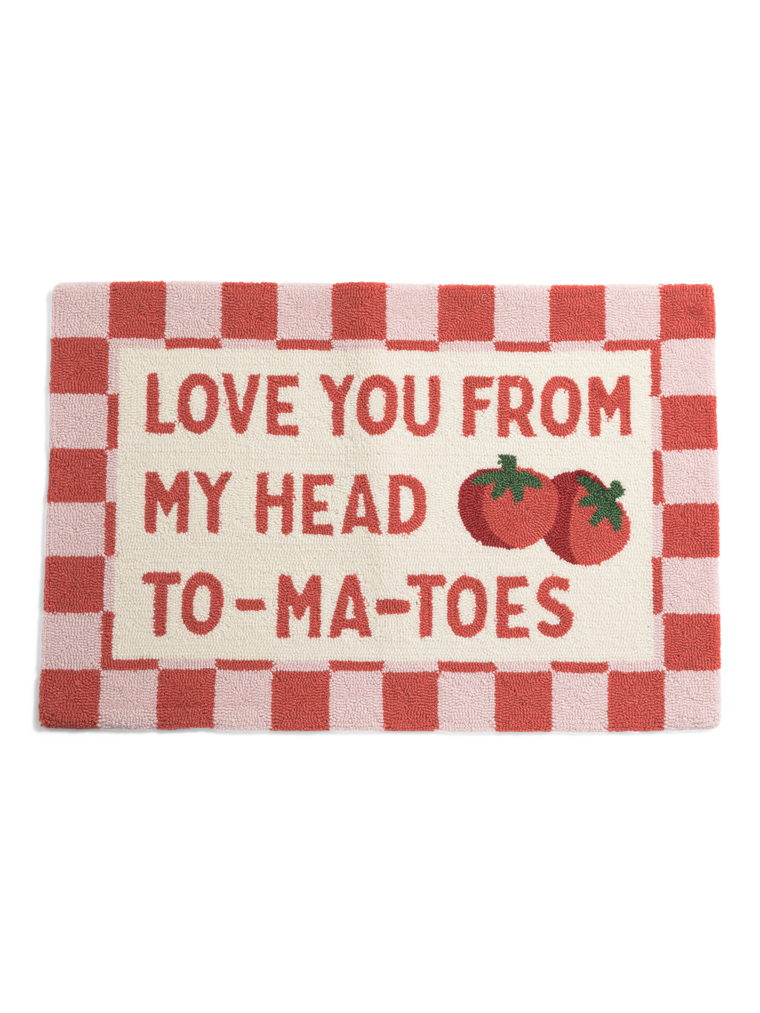 2x3 Love You From My Head To-ma-toes Hooked Scatter Rug | Home | Marshalls | Marshalls