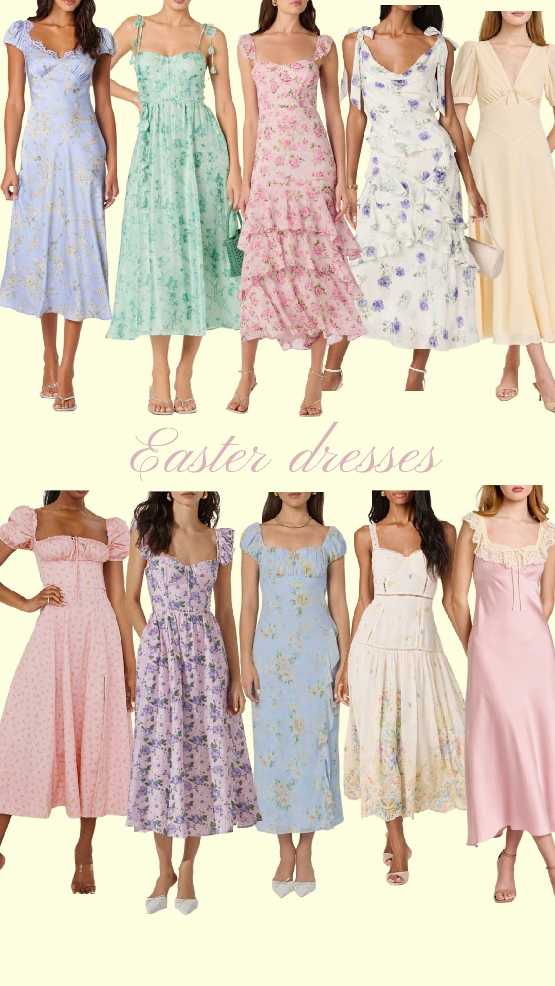 Easter dresses  🐣🐰🌷 



#LTKSeasonal #LTKootd