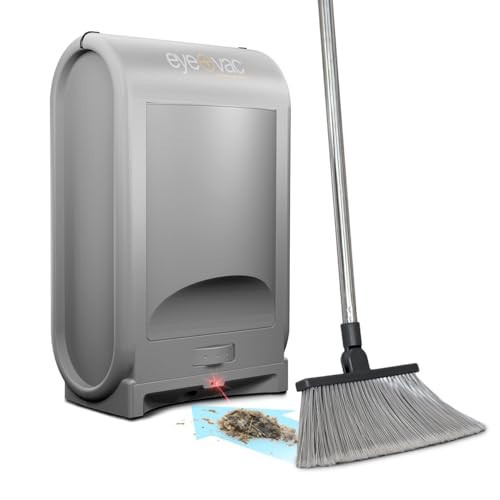 EyeVac Pro Touchless Vacuum Automatic Dustpan - Ultra Fast & Powerful - Great for Sweeping Salon Pet Hair Food Dirt Kitchen, Corded Canister Vacuum, Bagless, Automatic Sensors, 1400 Watt (Sliver) | Amazon (US)