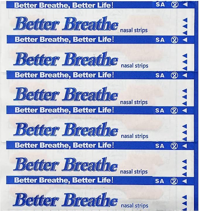 100 Count Nasal Strips Breath Easy Anti Snoring (66mm*19mm) (100) | Amazon (US)