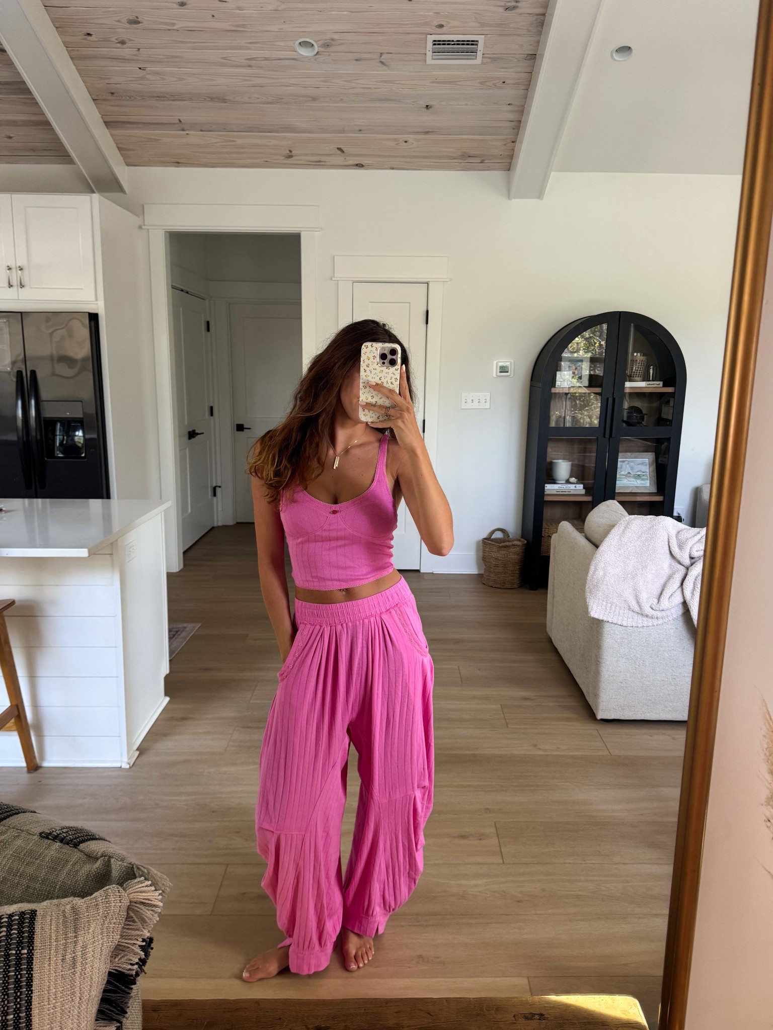 Free People End Game Pointelle Corset Cami + matching lounge pants in Neon Rose 💕
The softest, comfiest set with the cutest feminine fit—perfect for lounging but still feels put together ✨ (already sold out in some sizes 👀)

#LTKootd #LTKdayinmylife #LTKHome