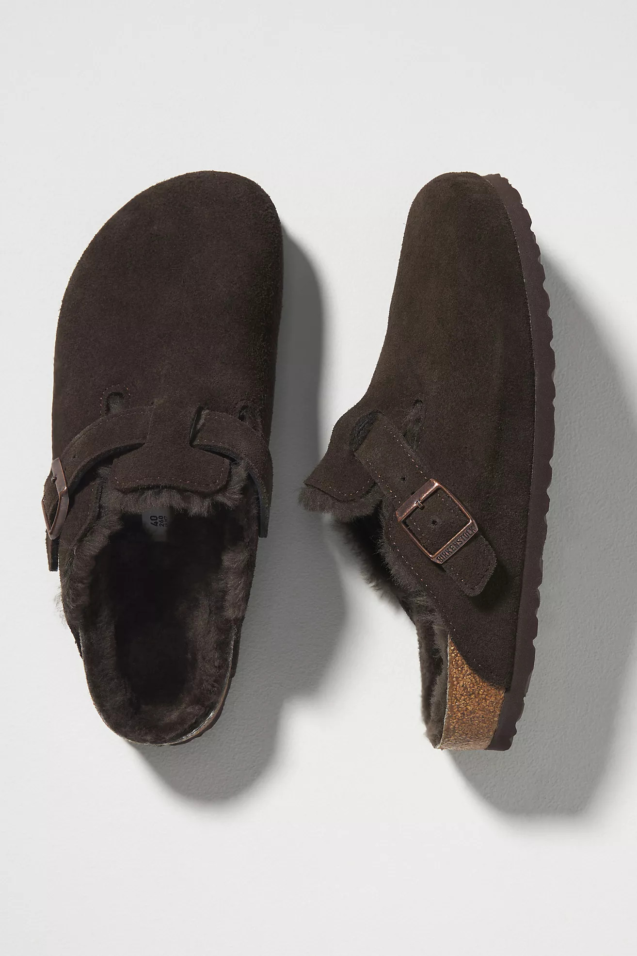 Birkenstock Boston Shearling Clogs | Anthropologie (US)