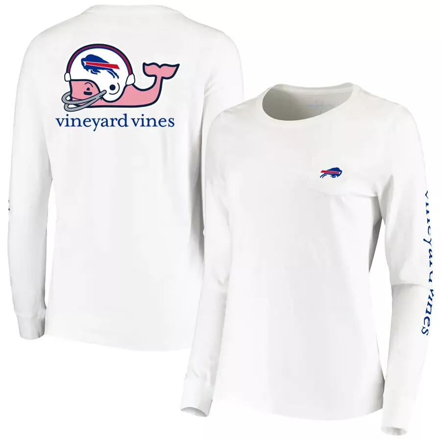 Buffalo Bills Vineyard Vines Shep Shirt Quarter-Zip Pullover Top