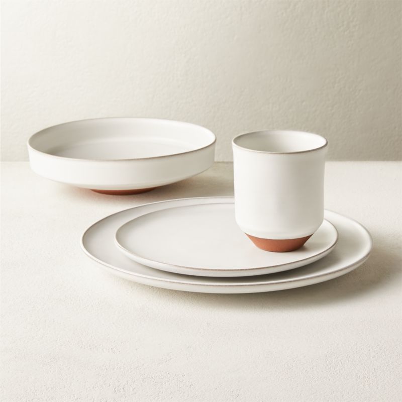 4-Piece Dolce Place Setting with Pasta Bowl | CB2 | CB2