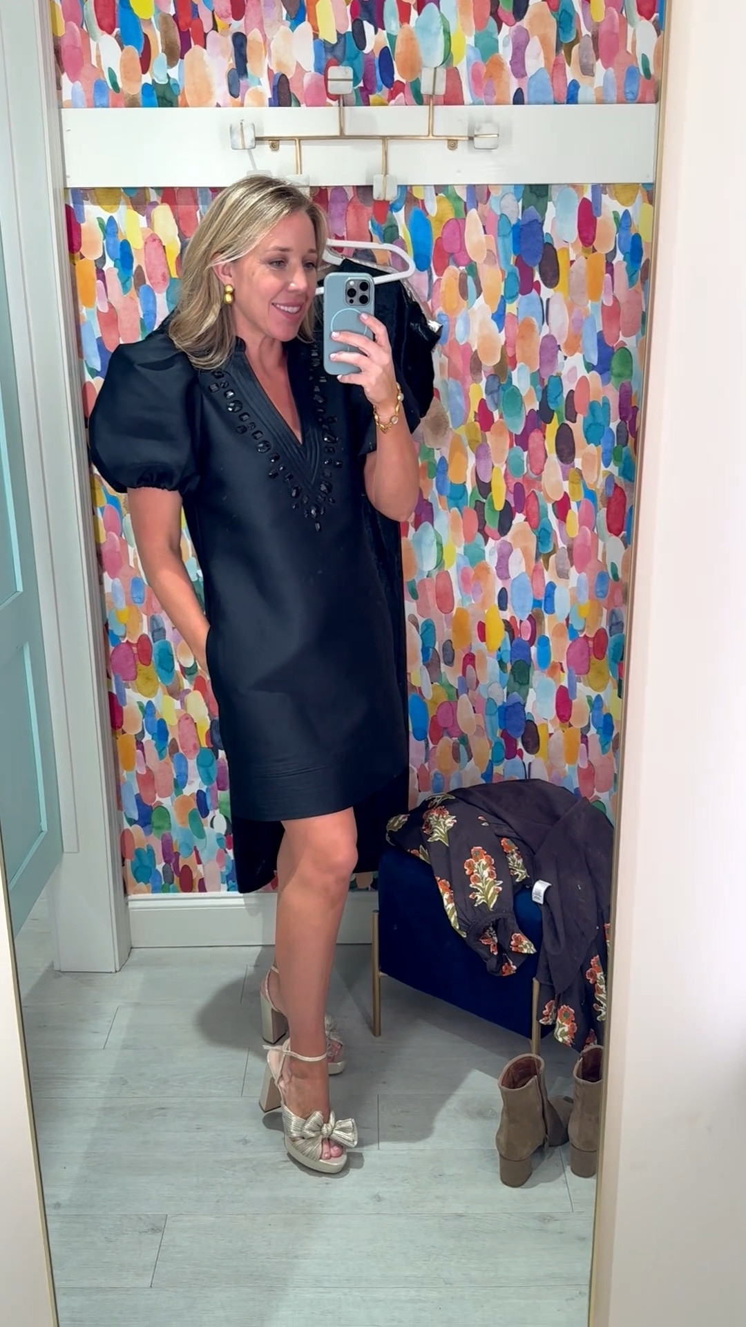 Perfect holiday dress! Pair with red or green earrings for a Christmas cocktail and wear it again for new years!

#LTKPetite #LTKParties #LTKHoliday