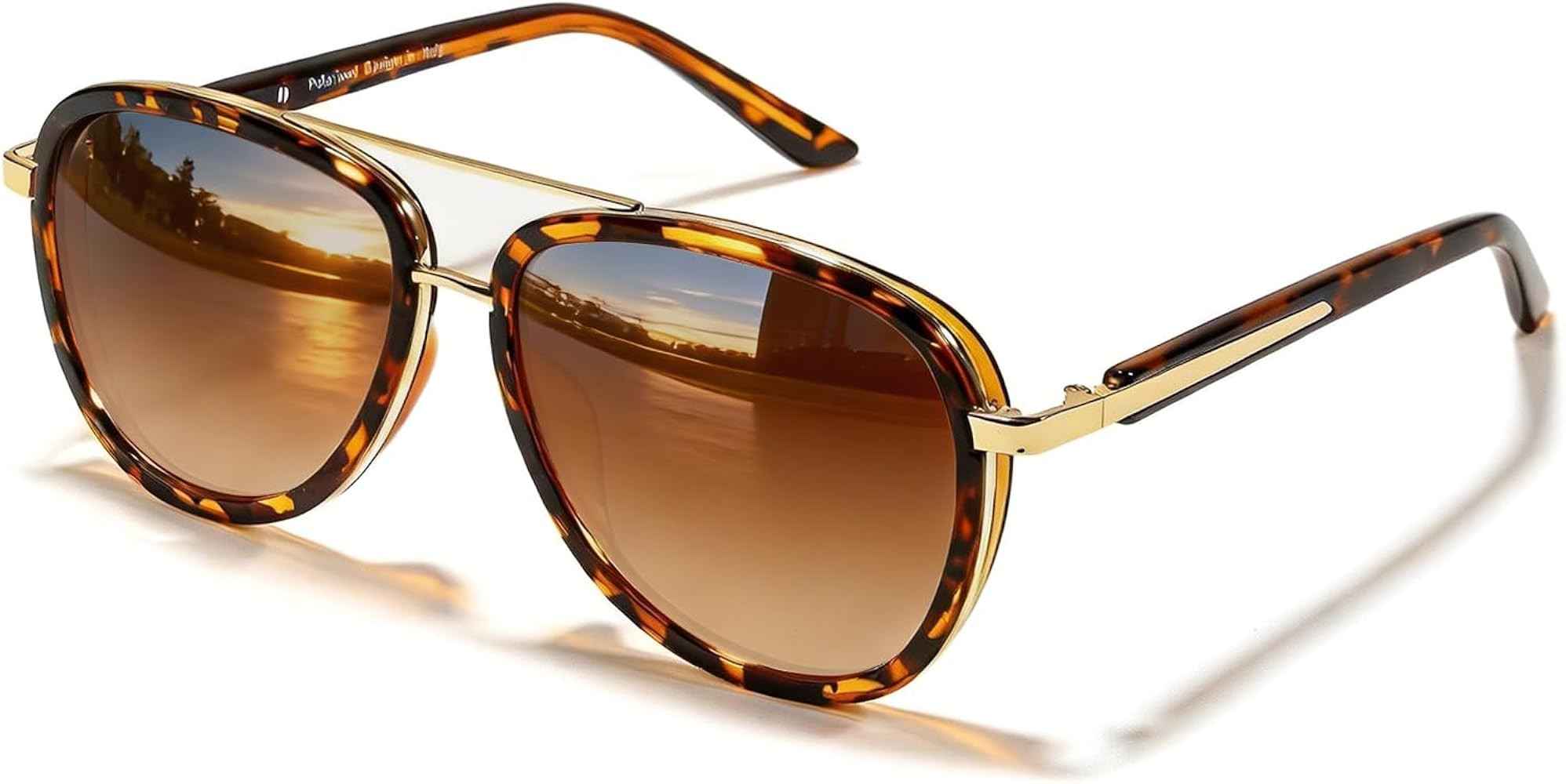 TJUTR Tangle\u2011Free Aviator Sunglasses for Women & Men, No-Snag TR90 Frame Polarized UV400 Pro... | Amazon (US)