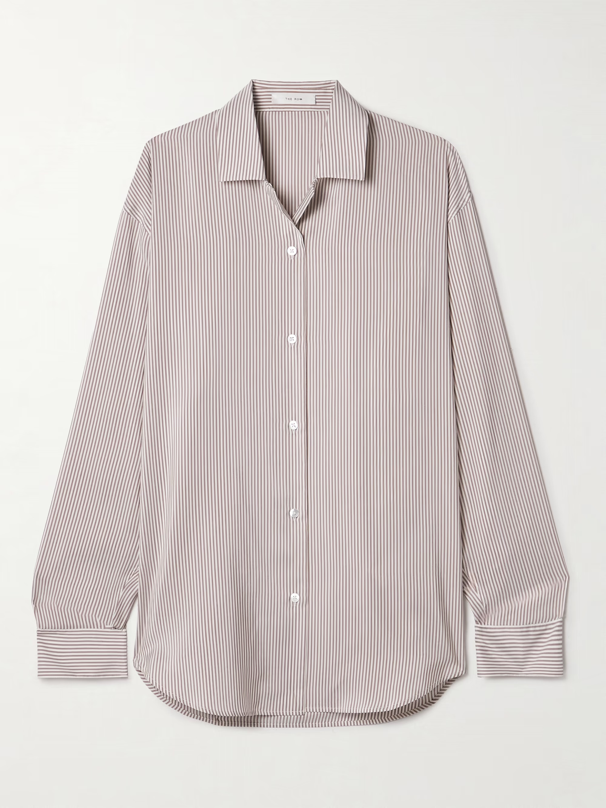 Valene oversized striped silk shirt | NET-A-PORTER (US)