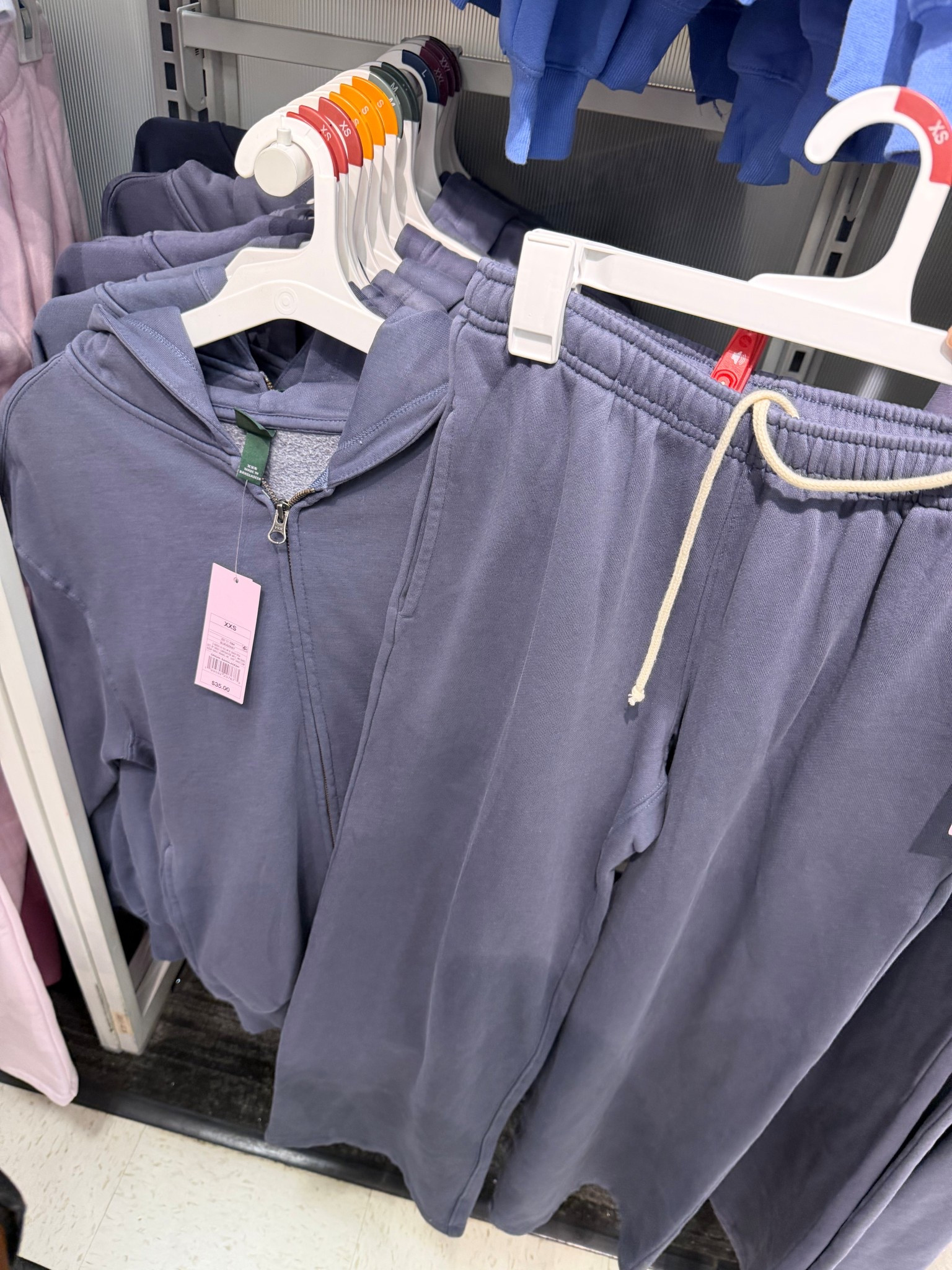 This navy sweat set reminds me of my Abercrombie one