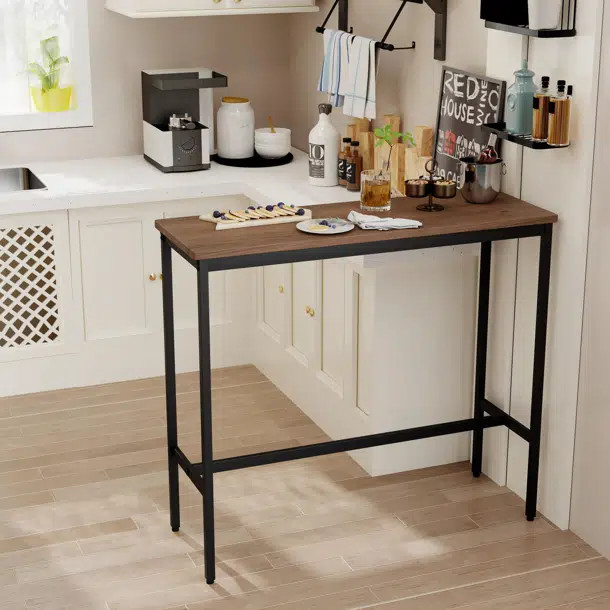 Aniv Counter Height 44.5'' Iron Dining Table | Wayfair North America