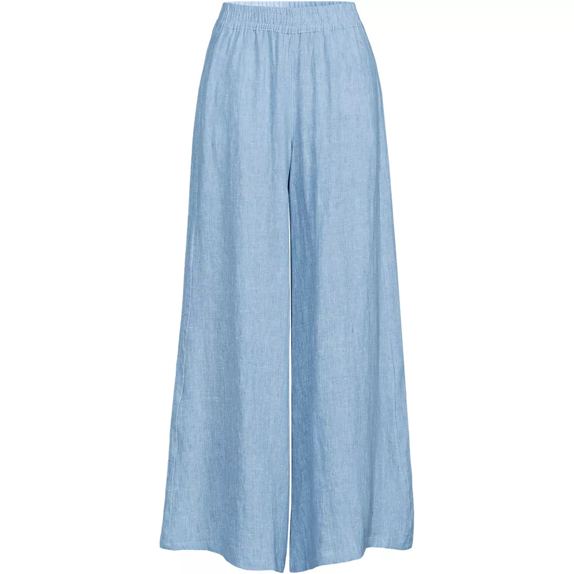 Women's Linen High Rise Palazzo Pants - Set Bottom | Lands' End (US)