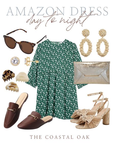 Wear this adorable Amazon dress for running errands during the day or a festive Christmas party at night!

casual holiday day to night green

#LTKunder50 #LTKstyletip