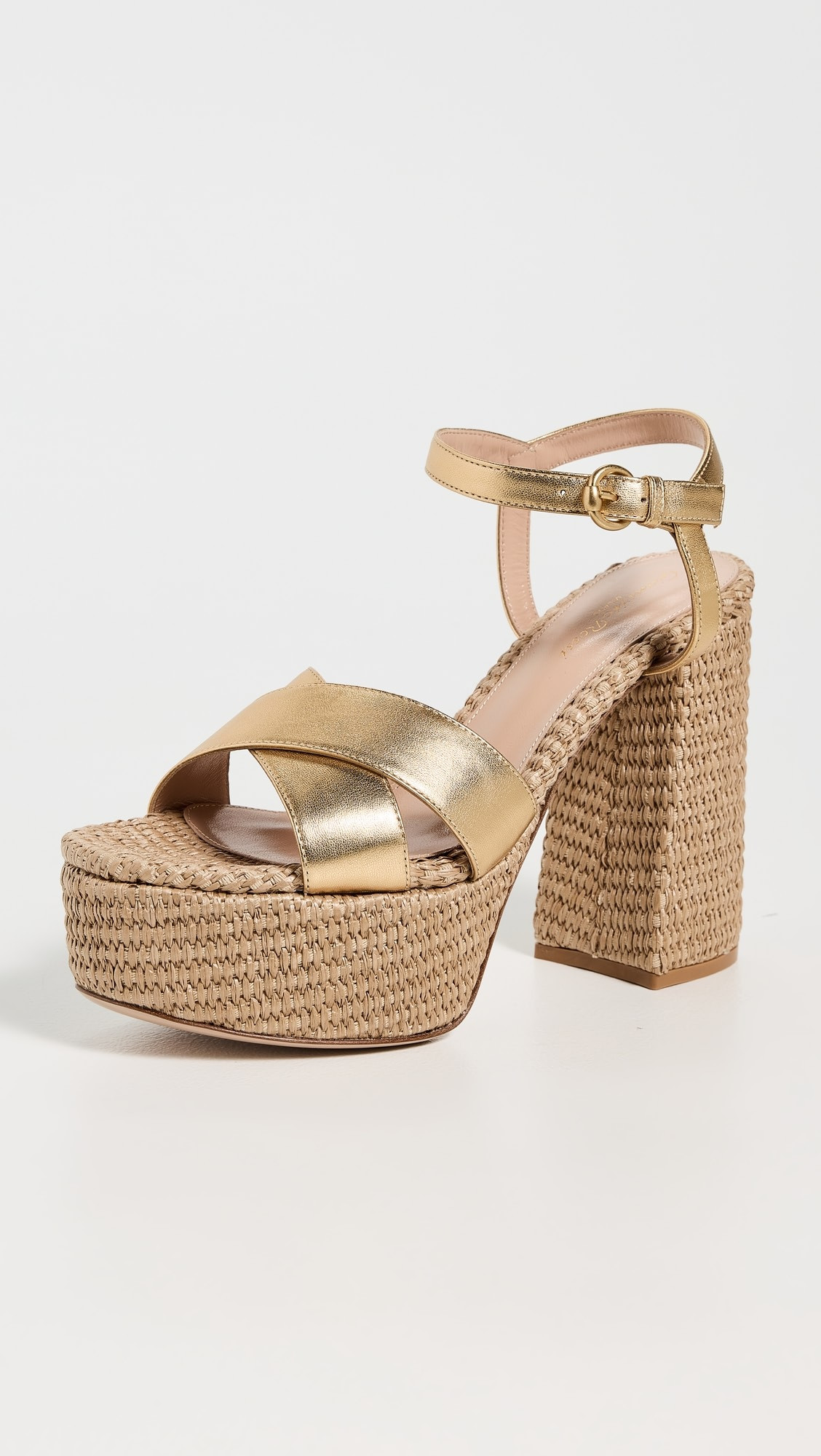 Bebe Nappa Silk Washed Platform Heel | Shopbop