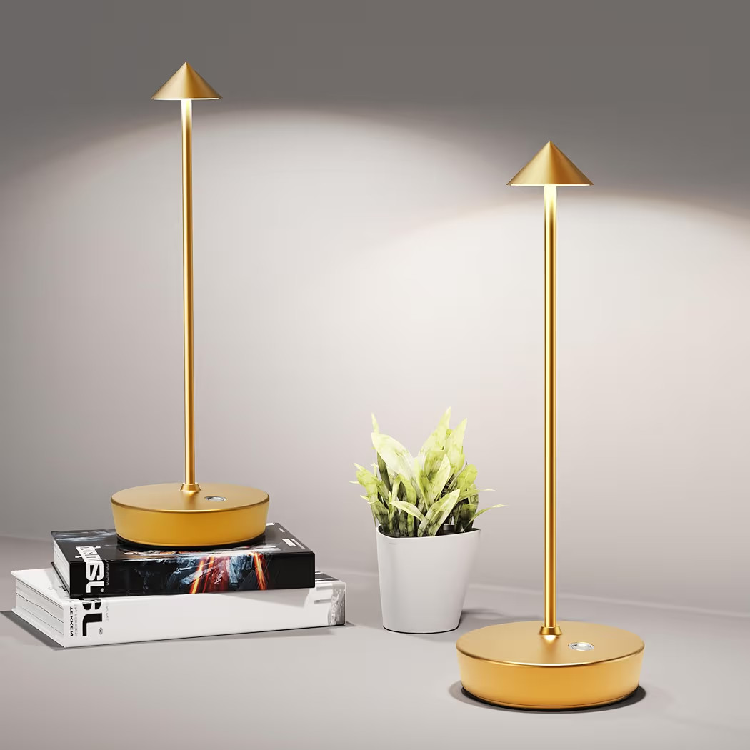 Cordless Table Lamps Rechargeable, 6000mAh Battery Operated LED Desk Lamp Outdoor Waterproof Port... | Amazon (US)