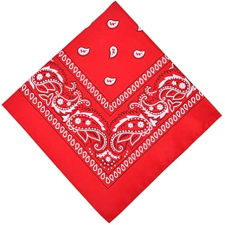 Ruisita 3 Pack Multi-purpose Bandanas Paisley Print Cowboy Headband Scarf Unisex Headwraps | Amazon (UK)