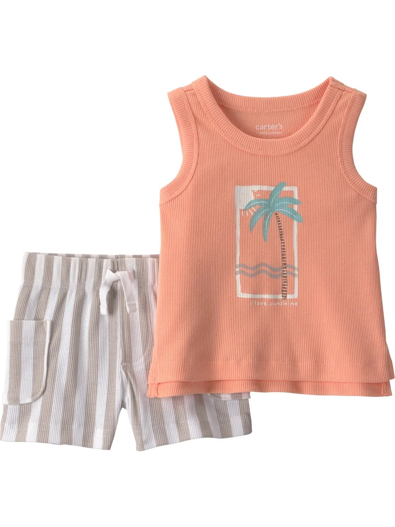 Carter's Child of Mine Baby Boy Outfit Set, 2-Piece, Sizes 0/3-24 Months | Walmart (US)