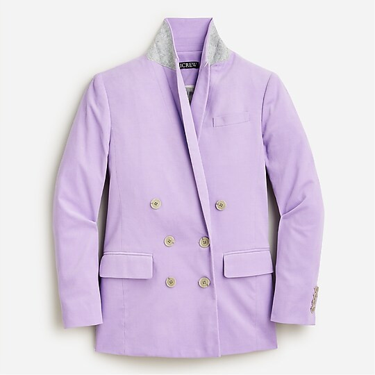 Double-breasted Alfie blazer in drapey corduroy | J. Crew US