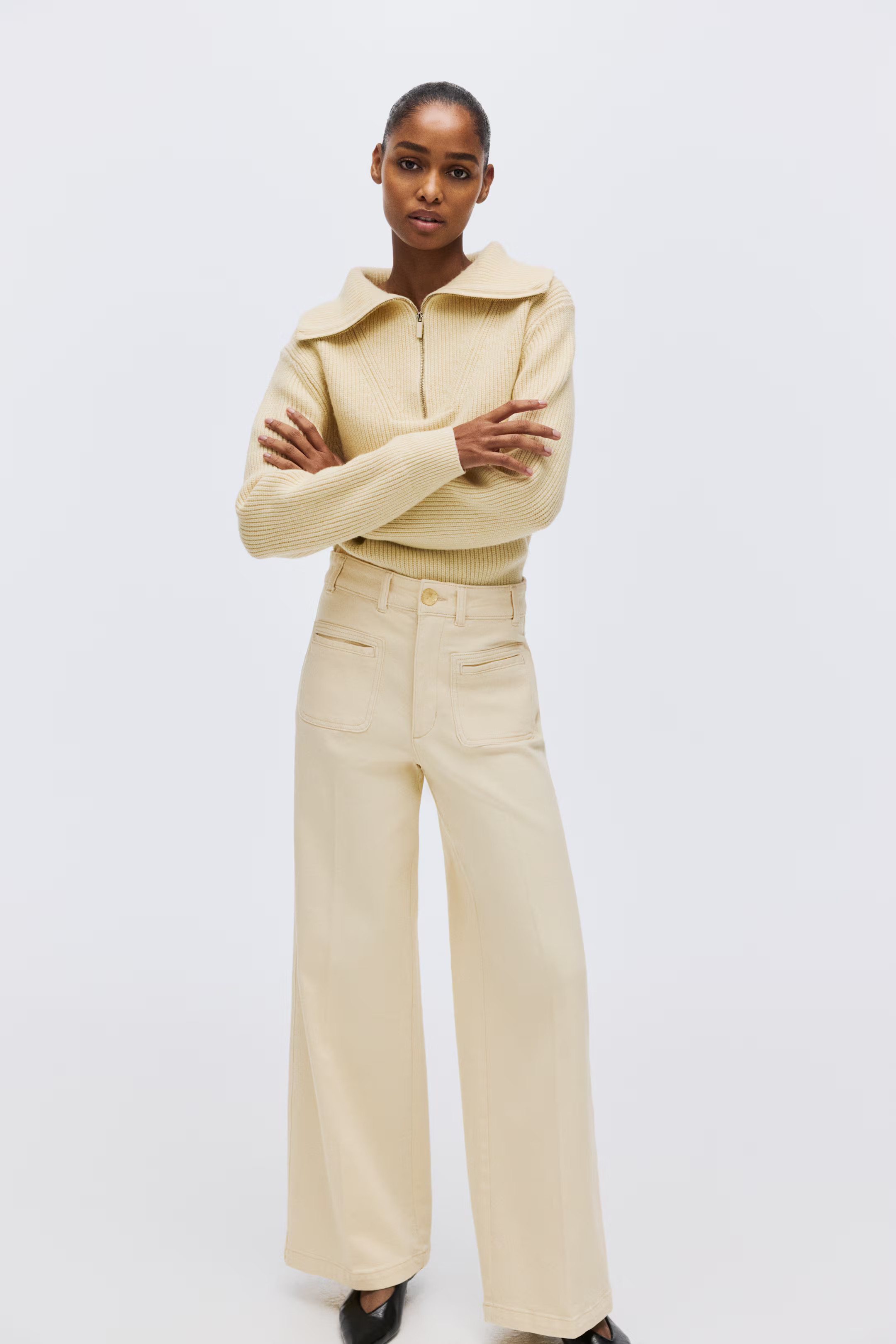 Wide High Jeans | H&M (US + CA)