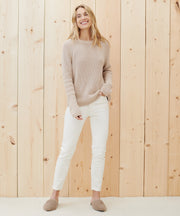 Cotton Fisherman Sweater | Jenni Kayne