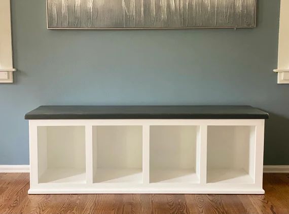 Entryway Bench With Cubbies Mudroom Storage Accent | Etsy | Etsy (US)