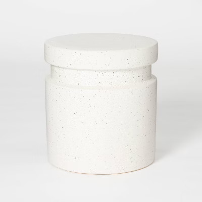 Murray Round Ceramic End Table White - Threshold™ designed with Studio McGee | Target