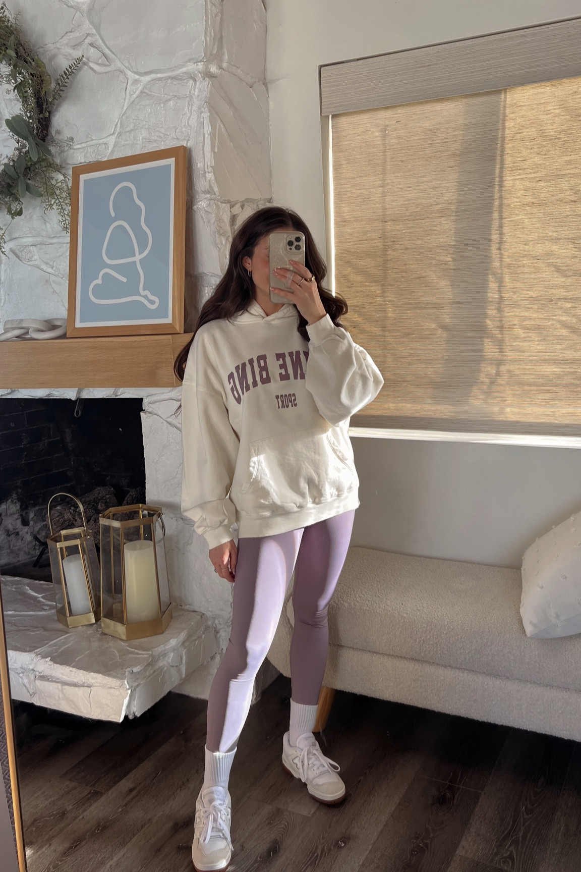 Casual outfit idea / travel outfit idea - anine bing sweatshirt (xxs), leggings (xxs), new balance 550’s (run big), amazon socks with sneakers 


Travel outfits, casual spring outfit, casual outfit inspo, athleisure, tennis shoes 

#LTKtravel #LTKshoecrush #LTKFind