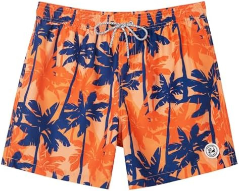 SURF CUZ Mens Swim Trunks 5 Inch Swim Shorts Quick Dry Bathing Suits for Men Beach Shorts Mesh Li... | Amazon (US)