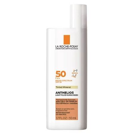 La Roche-Posay Anthelios Mineral Tinted Face Sunscreen Anthelios Ultra Light Sunscreen for Face SPF  | Walmart (US)