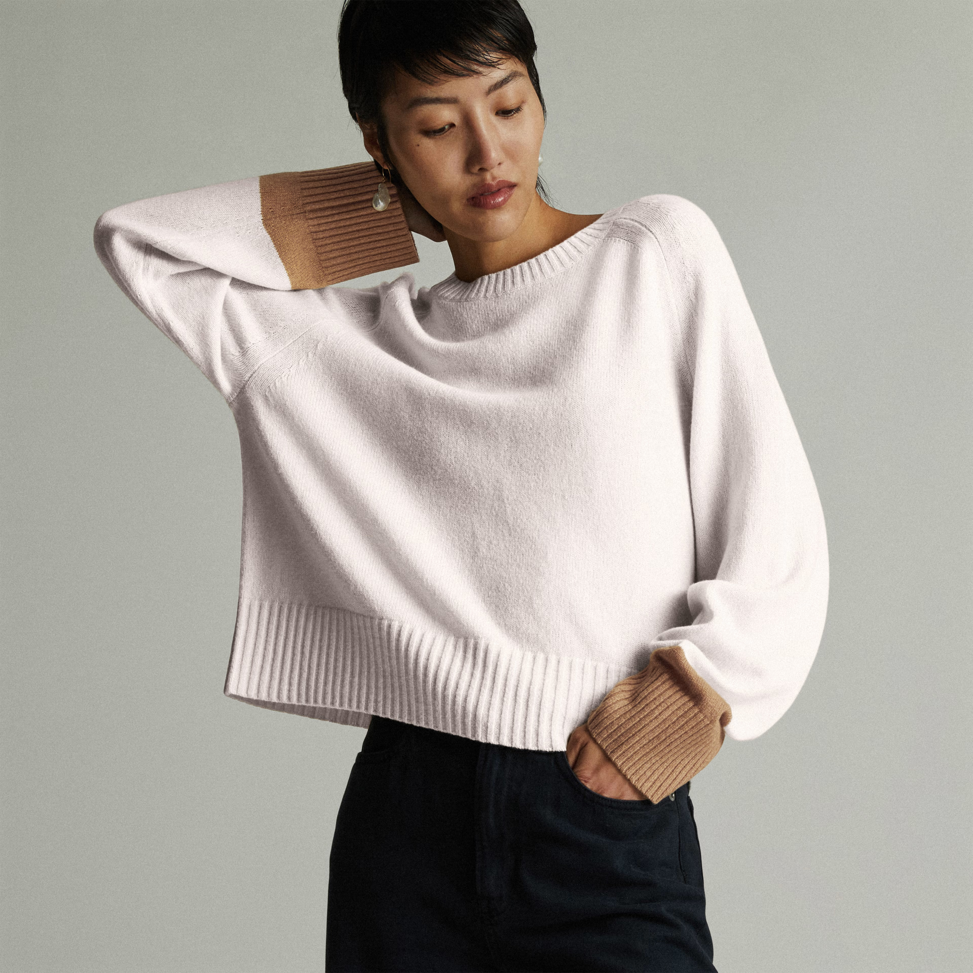 The Cashmere Boxy Crew | Everlane