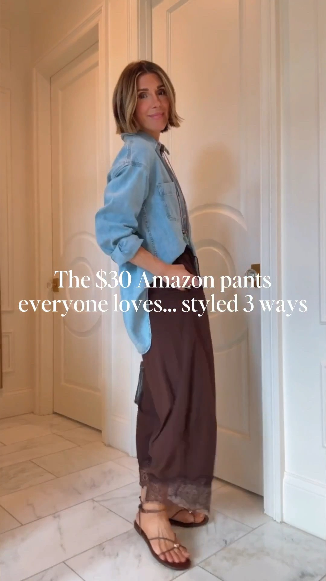 Amazon for the win! 🤍 These pants are right on trend for the season. Wearing a size small.

#LTKsummer #LTKstyletip