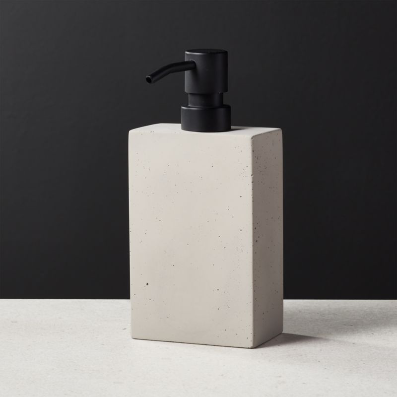 Drew Cement Soap Pump + Reviews | CB2 | CB2