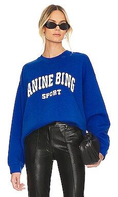 ANINE BING Tyler Sweatshirt in Electric Blue from Revolve.com | Revolve Clothing (Global)