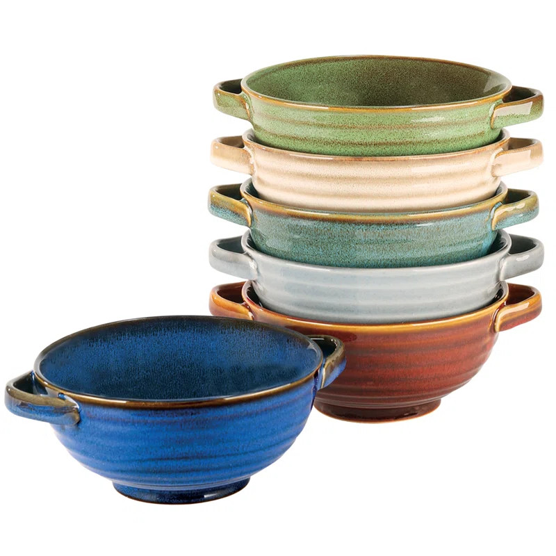 Certified International Reactive Glaze Soup Crocks | Wayfair North America