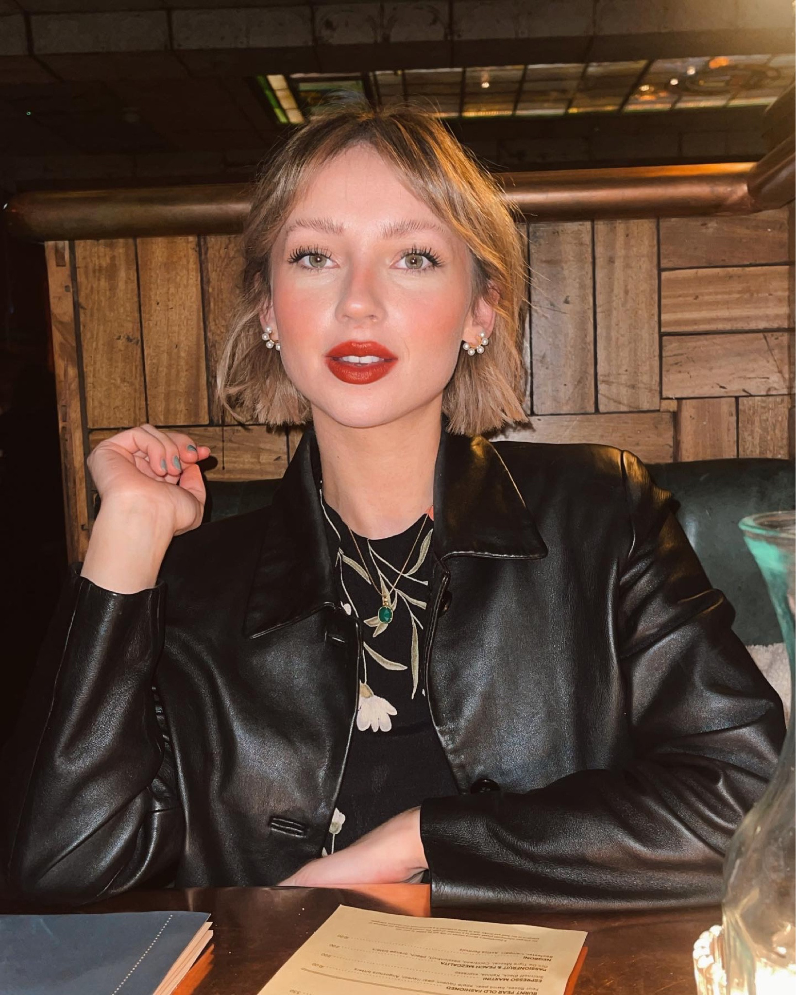 Leather blazer/autumn/spring/party wear 

#LTKunder50 #LTKunder100 #LTKstyletip