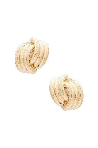 SHASHI X Revolve Knot Earrings in Gold from Revolve.com | Revolve Clothing (Global)