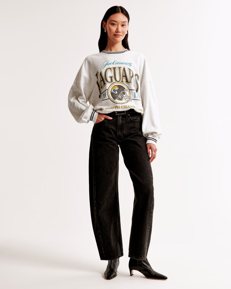 NFL Jacksonville Jaguars Graphic Oversized Sunday Crew | NFL NFL | Abercrombie.com | Abercrombie & Fitch (US)