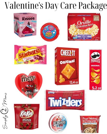 Send your college student a fun Valentine’s Day care package. Fill it with sweet treats, candy and snacks. Choose items in red packaging like those shown for a festive gift idea perfect for someone you love. Send to anyone to make their day! #collegestudent #carepackage #giftidea #Valentinesday

#LTKfamily #LTKGiftGuide #LTKSeasonal