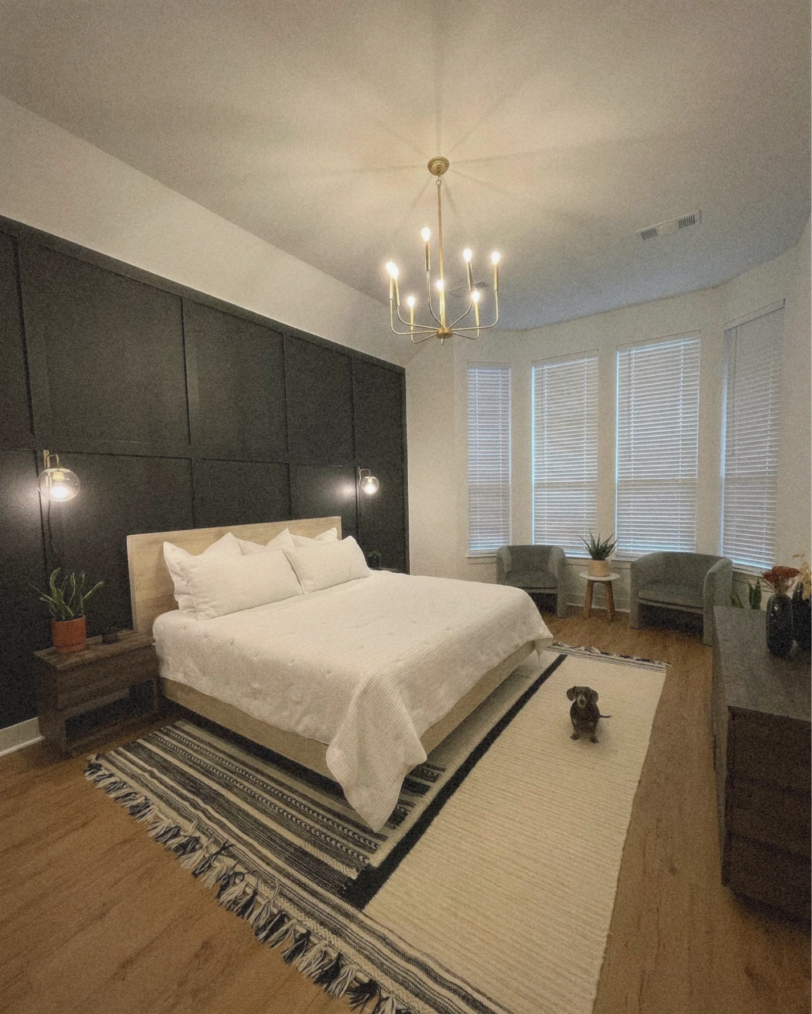 Primary Bedroom Inspo! West Elm no longer sells my rug or nightstands but I added a similar style  

#LTKHome