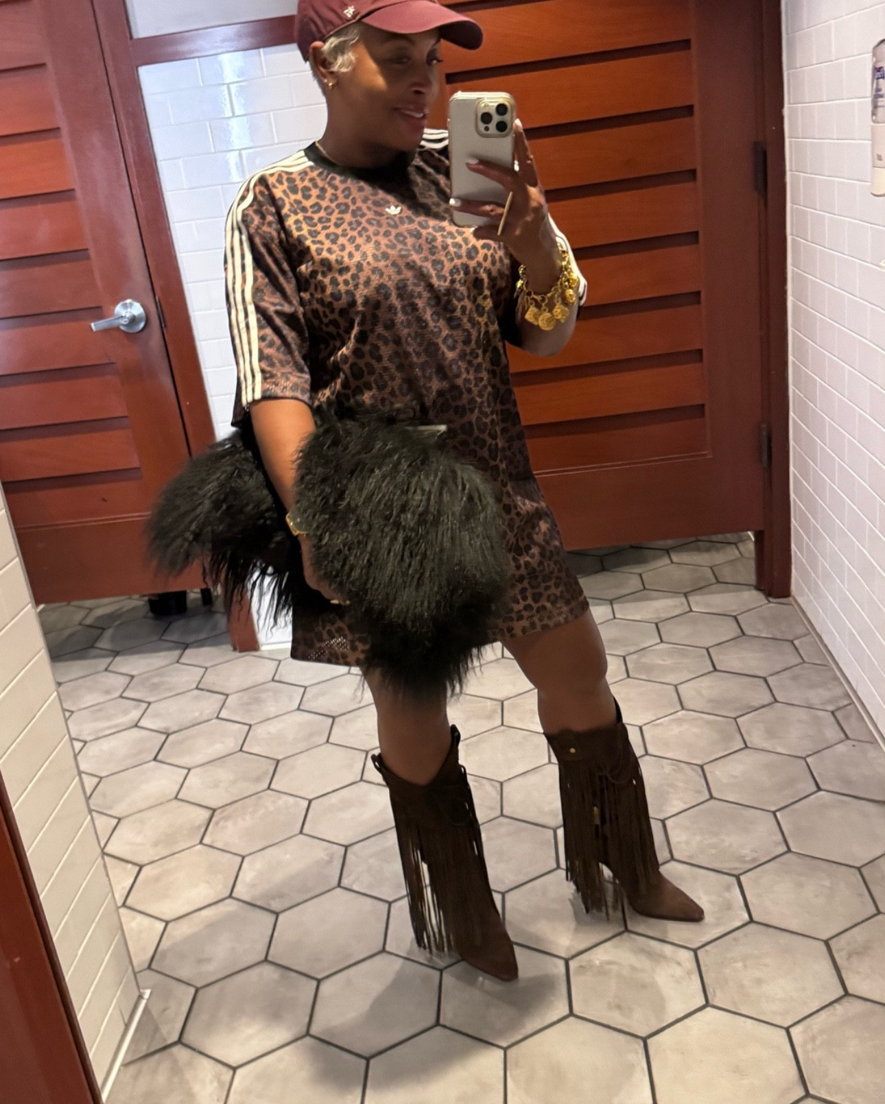 Can’t get enough of this adidas dress—so chic with fringe boots.

For sizing reference: I'm 5'2 | 150lbs | ftts | wearing a medium | size 8 boots

Disclaimer: Fringe boots sold out fast! — linked similar finds! ✨🫶🏽

#fashion #outfitinspo #midlifemusthave #fringeboots #flyageless  #silverhair #furbag #shorthairstyle #midlife #ootd #outfitcheck  #fashionover40 #fashionover50 #midlifejourney #xojalonda
#LTKNYFW 

#LTKShoeCrush #LTKOver40 #LTKStyleTip