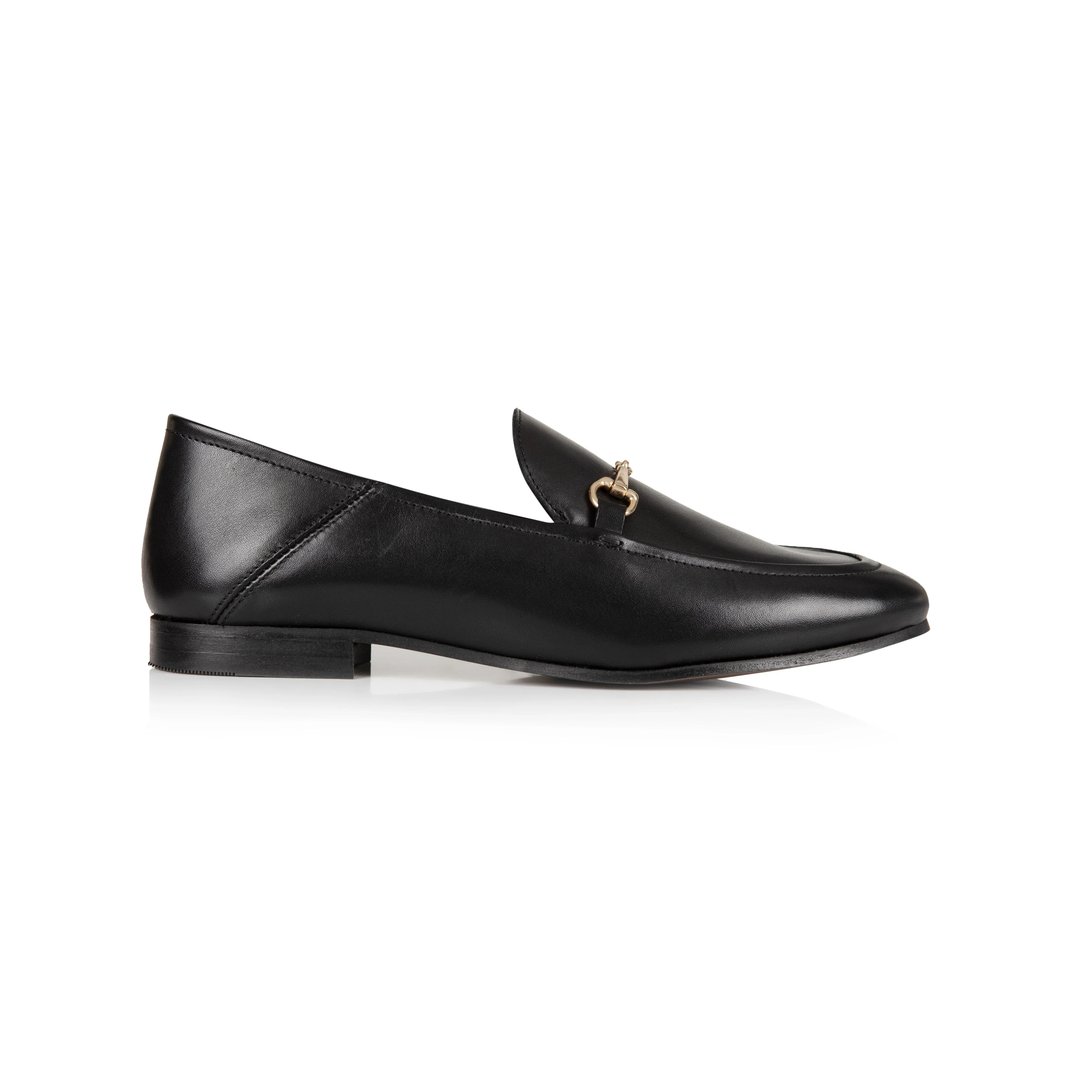 Harper: Black Leather Loafers from Air & Grace | Air & Grace