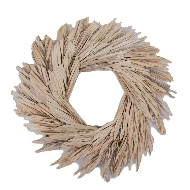 Vickerman Natural Botanicals 17" Khejur Leaf Wreath. | Target