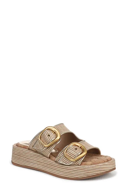 Sam Edelman Nerissa Two-Strap Platform Sandal in Sunny Gold at Nordstrom, Size 11 | Nordstrom