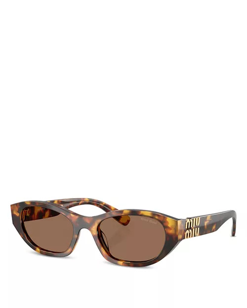 Oval Sunglasses, 53mm | Bloomingdale's (US)
