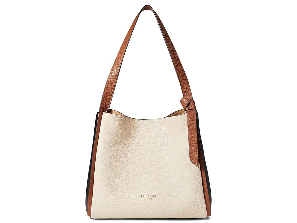 Kate Spade New York Knott Colorblock Large Shoulder (Allspice Cake Multi) Handbags | Zappos