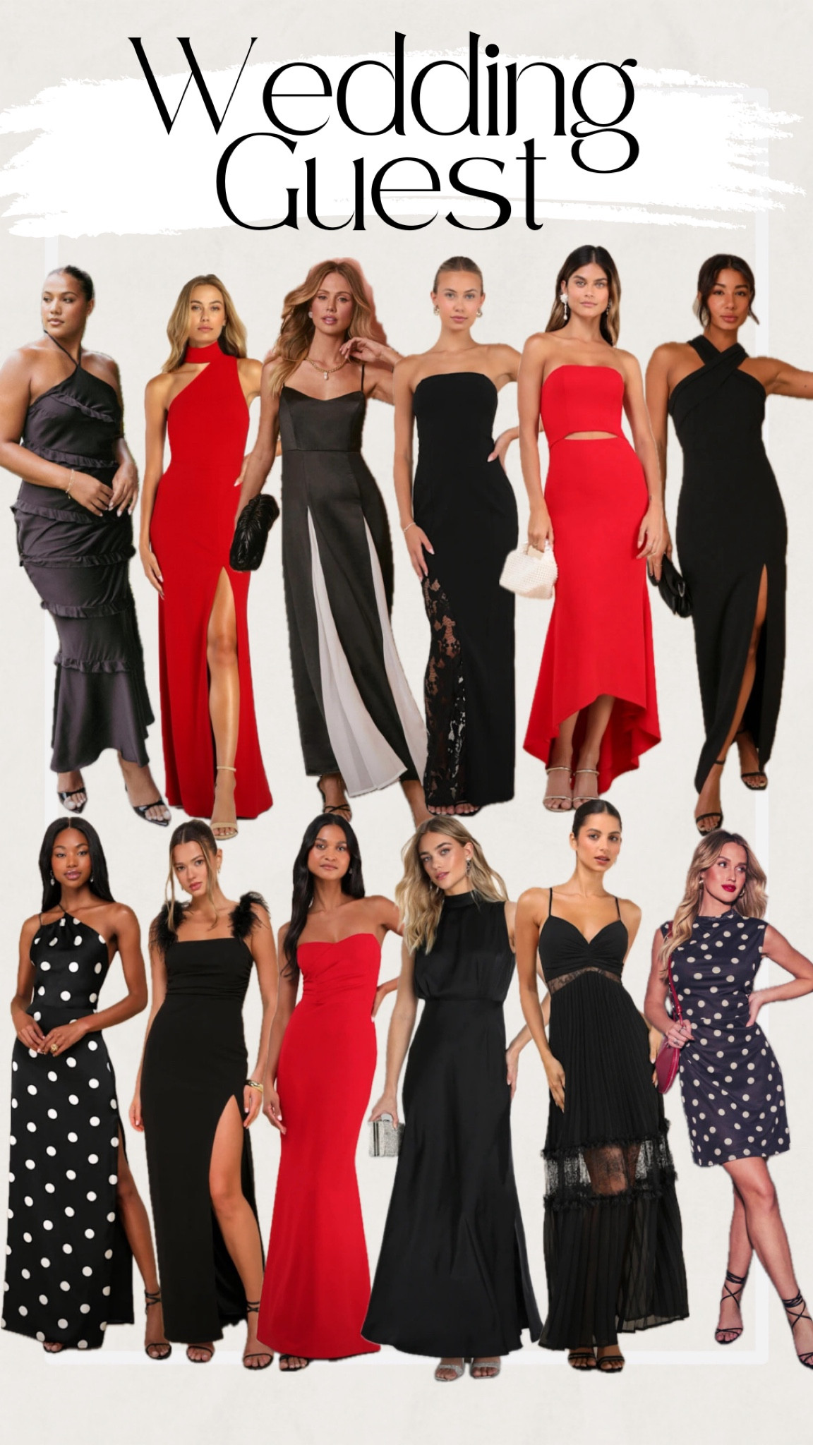 Wedding guest dress inspo. 

These were all ones that I thought were super cute and something I would pick if I was attending a wedding. 

#Wedding #WeddingGuest #WeddingGuestDresses #Midsize 

#LTKWedding #LTKMidsize #LTKSpringSale