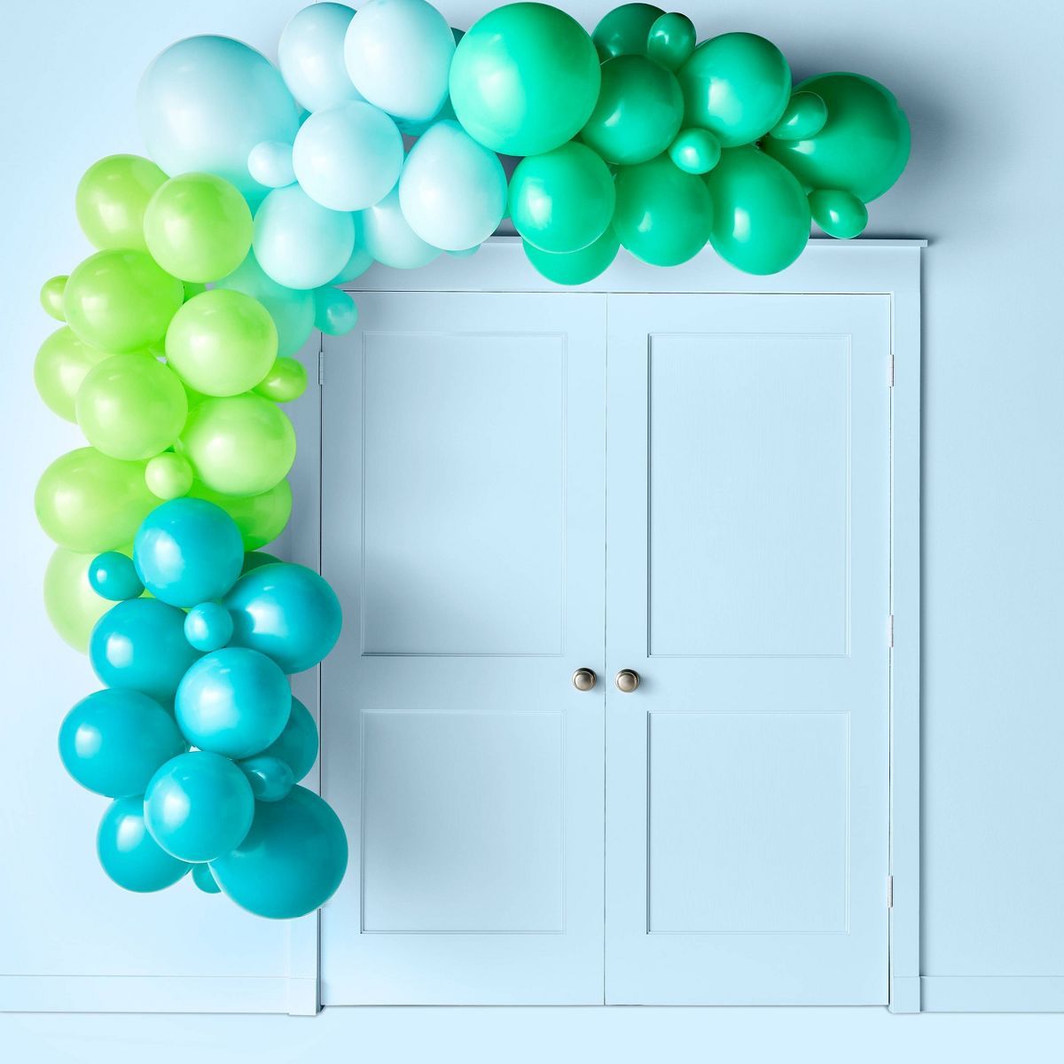 Large Balloon Garland/Arch Green/Blue - Spritz™ | Target