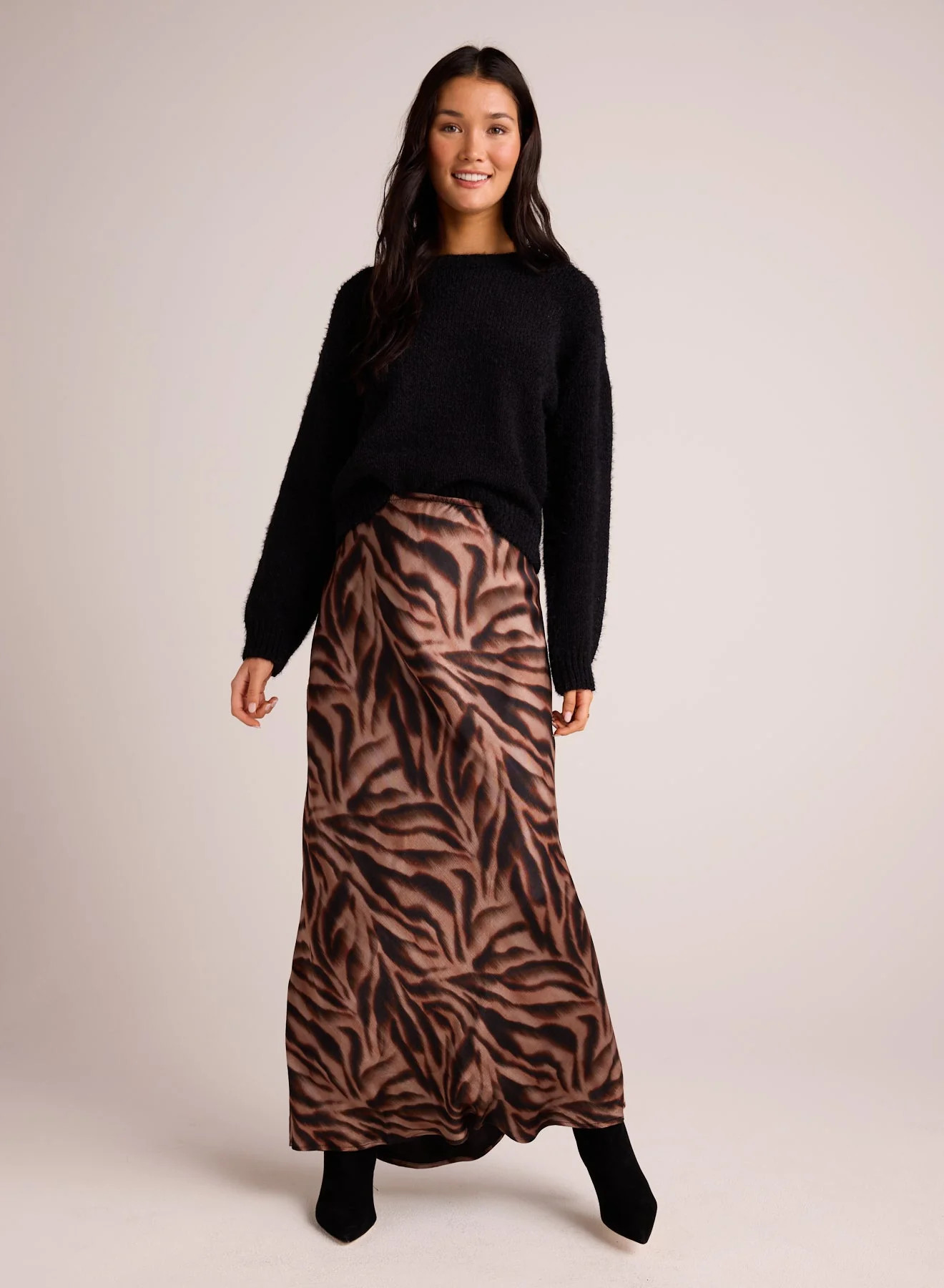 Maxi Bias Skirt - Hazy Woodland Print - Bella Dahl | Bella Dahl