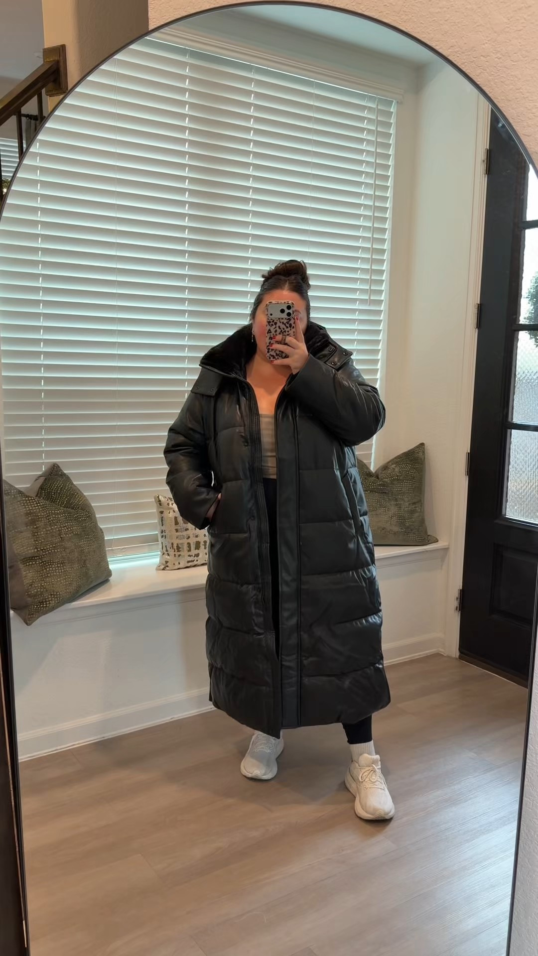 Winter coat. Winter puffer coat. Long puffer coat. Long winter coat. Long coat. Leather jacket. Leather coat. Leather puffer coat. Abercrombie coat. Winter jacket.

I’m wearing the regular length #LTKCyberWeek

#LTKHoliday #LTKSeasonal