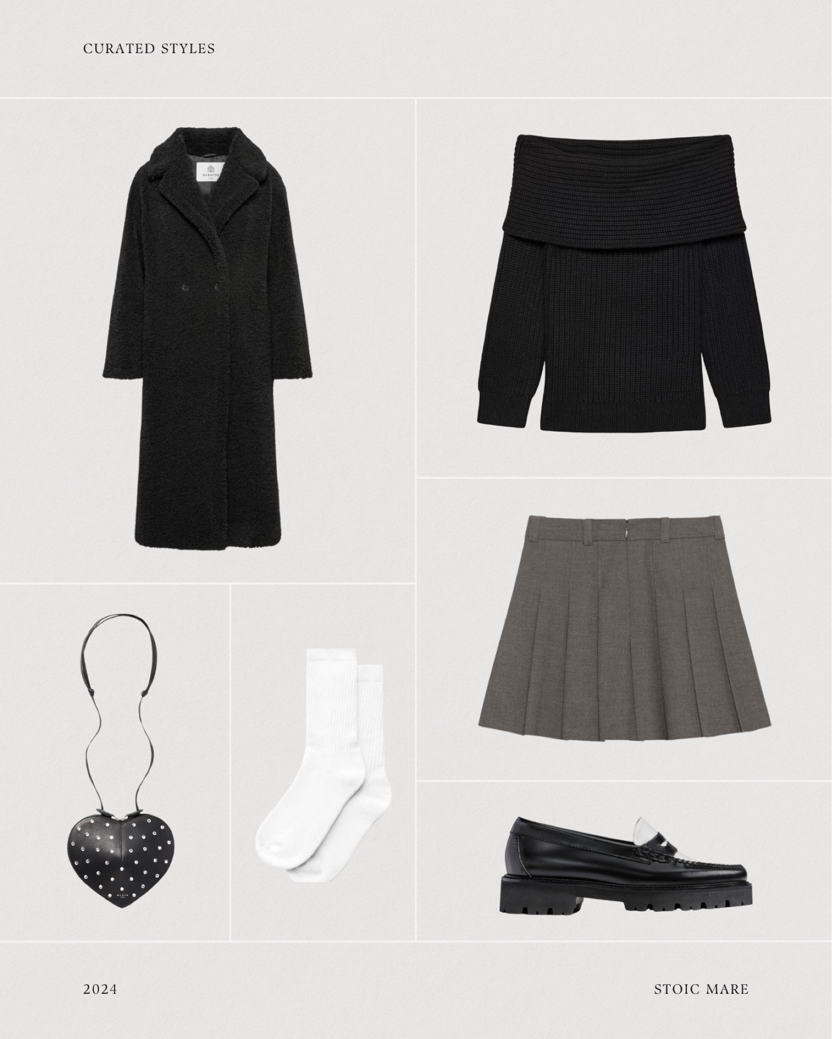 Chic skirt + baggy knit sweater combo.

#LTKFindsUnder100 #LTKItBag #LTKSeasonal