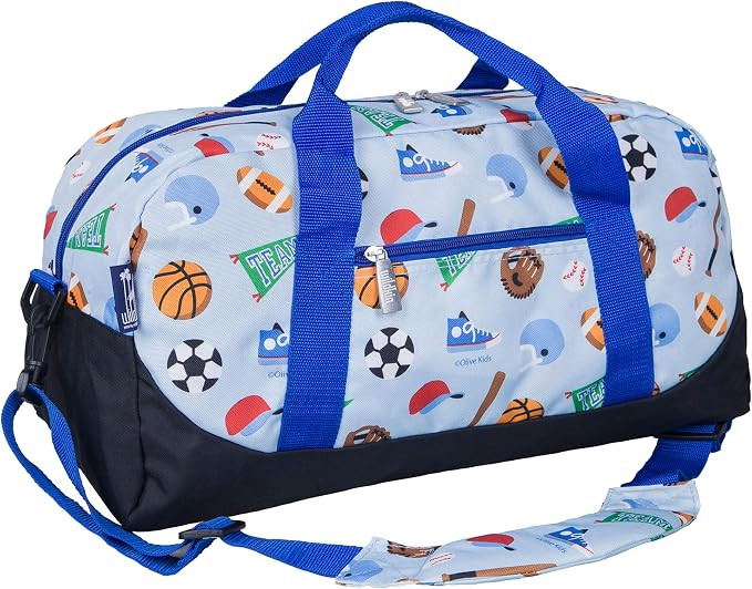 Wildkin Kids Overnighter Duffel Bag – Carry-On Travel Bag for School & Sleepovers, Lightweight,... | Amazon (US)